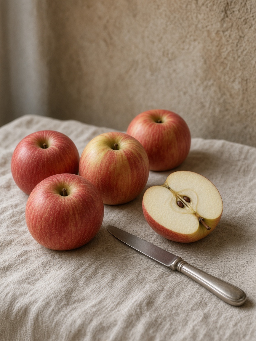 Apple, linen