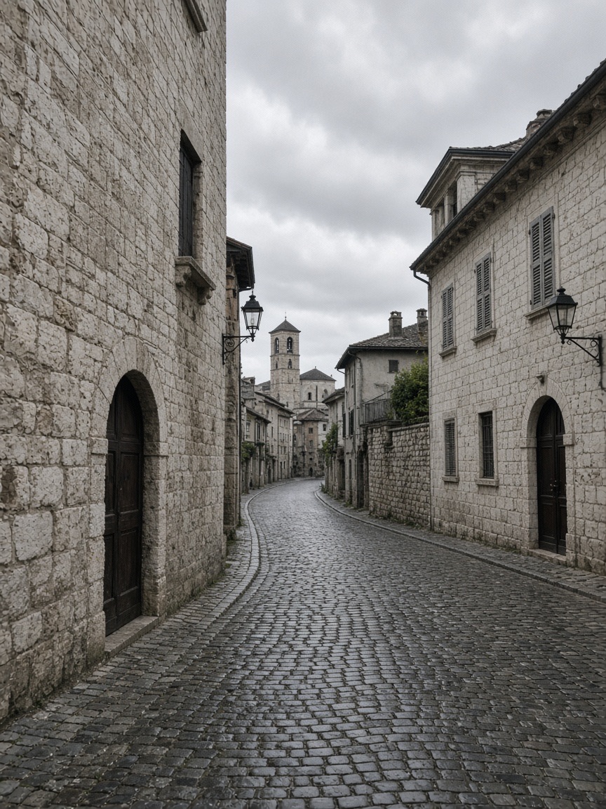 Lane, grey